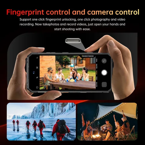 Miniatura 2 de MMY 32+1TB Teléfono celular desbloqueado resistente Armor, teléfono inteligente de 6.99" HD con fotografía de visión nocturna de 68+108MP, 22000mAh