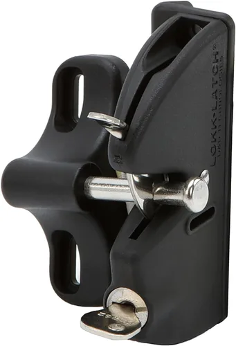 Miniatura 7 de National Hardware N346-201 V6201 LokkLatch en negro, 4-9/16