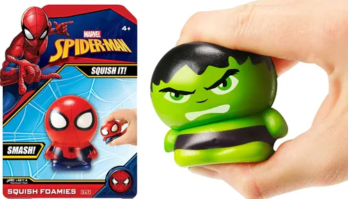 JA-RU Marvel Avengers & Spiderman - Pelota de espuma blanda (paquete de 1) Juguetes blandos de levantamiento lento para niños | Pelotas de estrés de