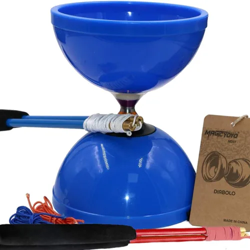 MAGICYOYO Diabolos MD01 Pro Triple Bearings Diábolo Yoyos para niños, adolescentes y adultos, juguete de malabarismo giratorio de principiantes a