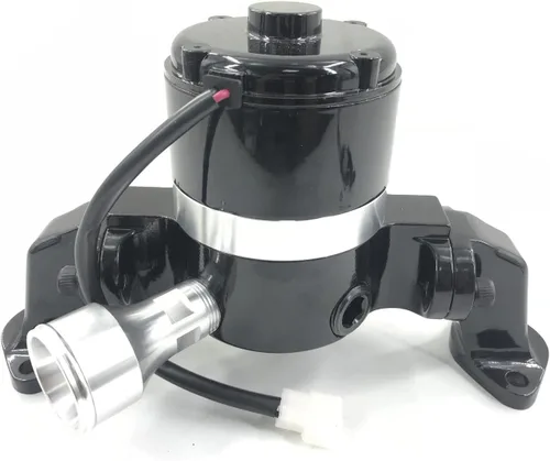 Miniatura 2 de Big Block Chevy Bomba de agua eléctrica de aluminio de alto flujo BBC 396-454-502 35+ GPM (negro)