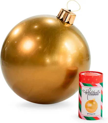 Miniatura 47 de Ornamento Navideño Inflable Holiball – Decoración Definitiva para Interior/Exterior – Reutilizable y Fácil de Almacenar – para Bodas, Fiestas, Plata