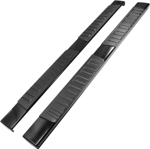 Miniatura 10 de YITAMOTOR Estribos de 6 pulgadas compatibles con Nissan Titan Crew Cab 2004-2024 y Titan XD Crew Cab 2016-2024 Escalones laterales de aluminio negro