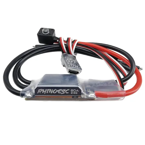 Miniatura 2 de AM32 VE80A Crawler ESC 2-8S BEC 5.2-8.2V ESC sin escobillas para 1/8 1/10 Escala Crawler Car Axial SCX10 Traxxas TRX-4 TRX-6 (VE80A)