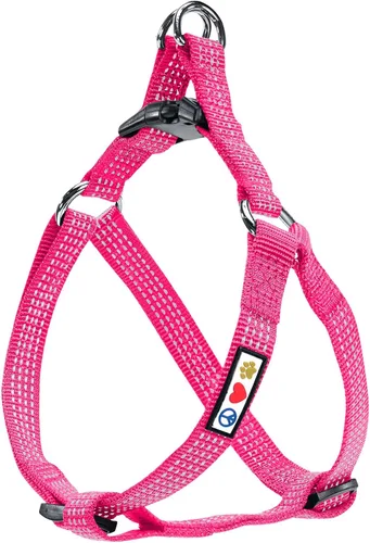 Miniatura 13 de Pawtitas Arnés Reflectante Step-in para Perro – Chaleco Ajustable Anti-Tirones para Cachorros a Perros Mayores, Seguro y Cómodo, L Negro