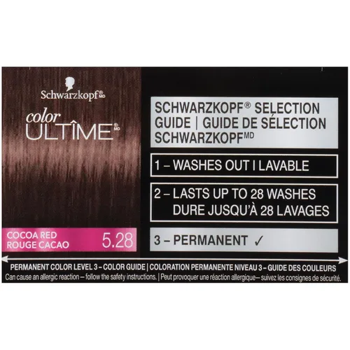 Miniatura 12 de Crema colorante para el cabello Schwarzkopf Color Ultime, 5.28 Rojo Cacao (el empaque puede variar)