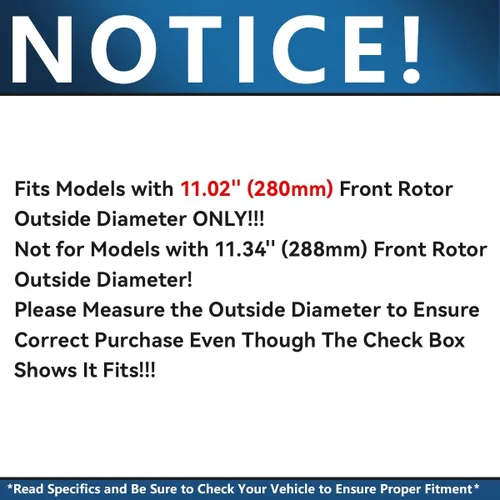 Miniatura 3 de Detroit Axle - Kit de freno delantero para Volkswagen Golf Jetta City Beetle Rotores de freno de disco de repuesto pastillas de freno de cerámica