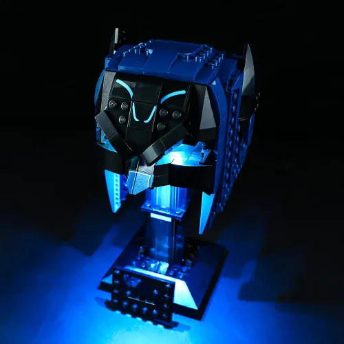 Miniatura 4 de Kit de luces LED compatible con Lego 76238, kit de iluminación de construcción para (Batman Cowl). (Solo kit de luz Led) (versión clásica)