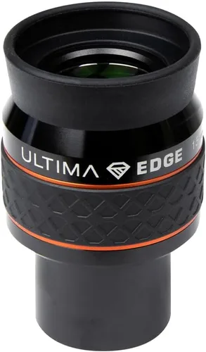 Celestron 93451 Ultima Edge - Ocular de campo ultra plano parfocal de 0.591 in diseñado para enfocadores de 1.25 pulgadas, vistas increíblemente