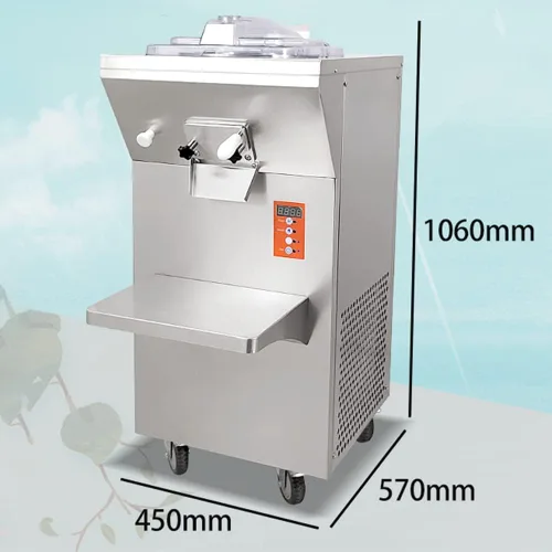 Miniatura 2 de Máquina de helados duros para encimera, máquina de hielo italiana, crema de mezcla de helados 20 L/H, para el hogar, camión de helados, remolque