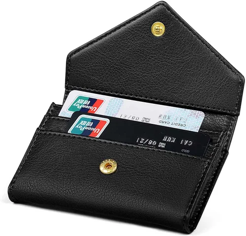 Miniatura 3 de XEYOU Funda para tarjetas de crédito para mujer, tarjetero con bolsillo frontal para mujer