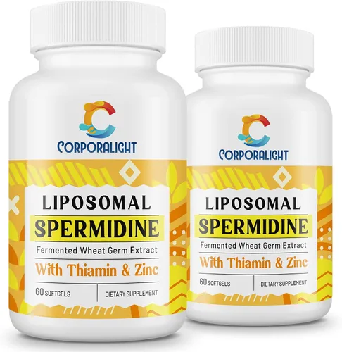 Miniatura 8 de 30mg Suplemento de Espermidina para Hombres y Mujeres, Alta Absorción, Más Potente que la Espermidina 3HCL - para Renovación Celular, Longevidad