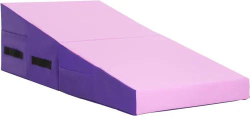 Miniatura 8 de BestMassage Gymnastics Mat Incline Mat Tumbling Mat Folding Gymnastic Tumbling Mat Indoor/Outdoor Exercise Mat Home Gym Yoga Mat with Handle