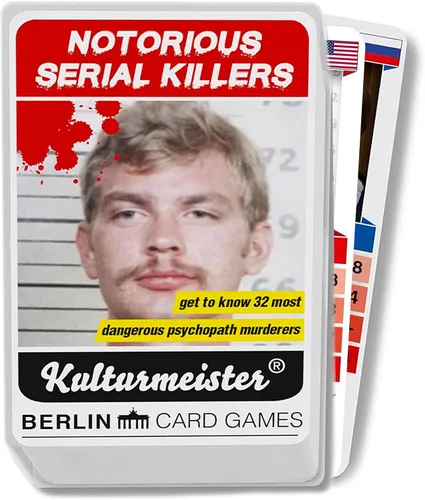 Miniatura 7 de Juego de cartas Trump Notorious Serial Killers, para adultos