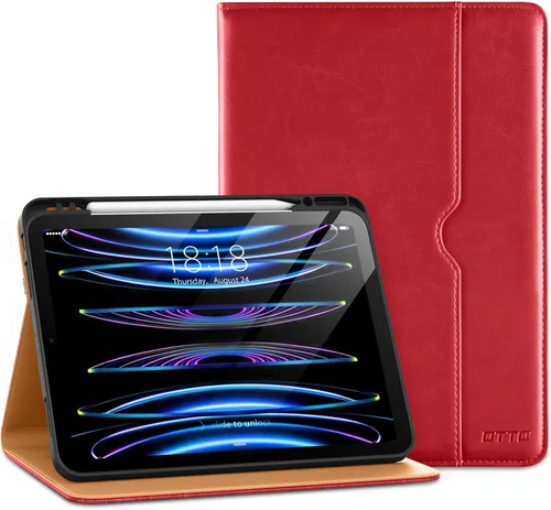 Miniatura 9 de DTTO para iPad Pro 12.9 6ª / 5ª / 4ª / 3ª generación Funda 2022/2021/2020/2018, Funda de cuero tipo folio con soporte integrado para lápiz Apple