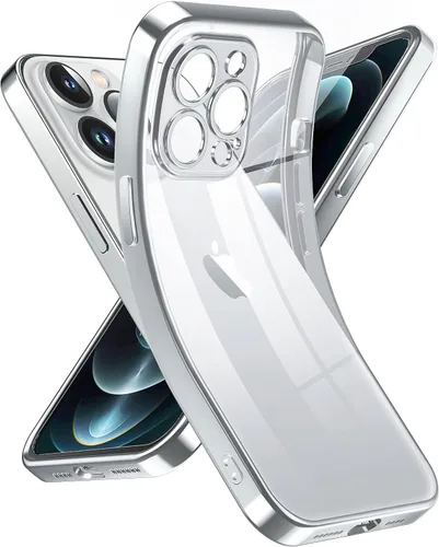 Miniatura 55 de Supdeal Funda transparente para iPhone 13 Pro, no amarillea, protección de cámara, probada en caídas de grado militar, transparente, a prueba