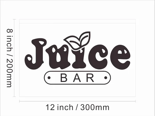 Miniatura 3 de 110034 OPEN Juice Bar Cafe Apple Orange Fruit Shop Display LED Letrero de neón con luz LED (12 x 8 pulgadas, morado)