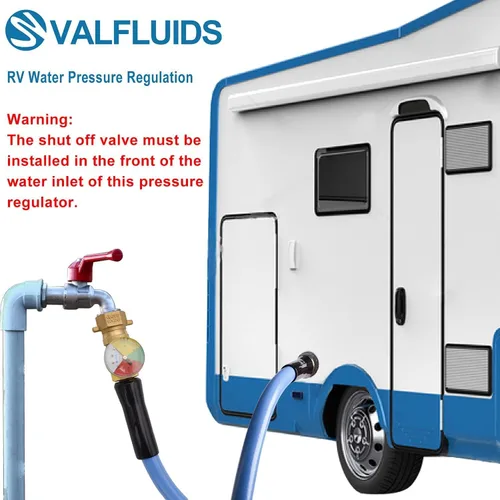 Miniatura 7 de Regulación de presión de agua para RV, rosca de manguera de jardín de 3/4 pulgadas, para caravana, manguera, remolque, ajuste de 35-45 psi