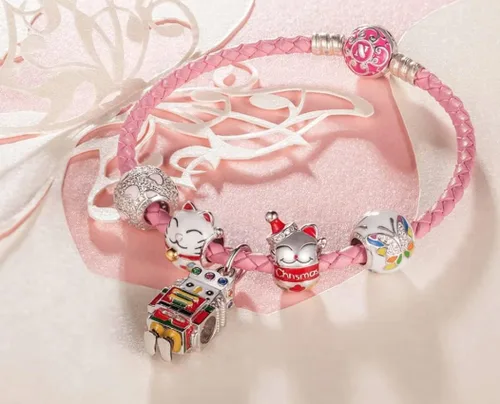 Miniatura 3 de Bolenvi Auténtico abalorio de plata esterlina 925 para pandora y pulseras o collares similares