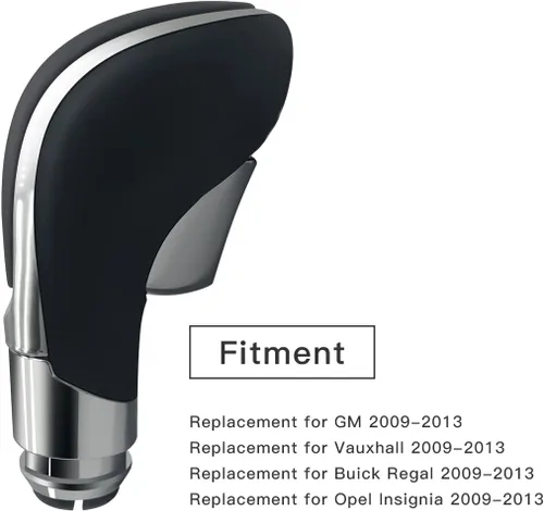Miniatura 6 de Flylin Pomo de palanca de cambios automático para automóvil para Buick Regal/Excelle/Opel (negro)