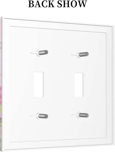 Miniatura 790 de Placa de Interruptor de Luz Azul de 1 Gang, Placa de Pared Decorativa de Palanca Individual, Cubierta de Placa de Pared de Palanca, Placa Frontal