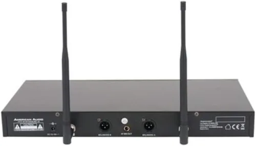 Miniatura 2 de ADJ Productos WM219 Sistema de micrófono de mano inalámbrico de 2 canales con conectividad XLR