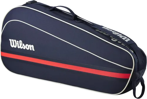 Miniatura 9 de Wilson Bolsas de raqueta de tenis para equipos 2025 Avena/Rojo