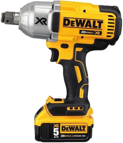 Miniatura 3 de DEWALT Llave de impacto 20V MAX* XR 3/4", inalámbrica, anillo de retención, con 2 baterías y cargador, 5Ah (DCF897P2)