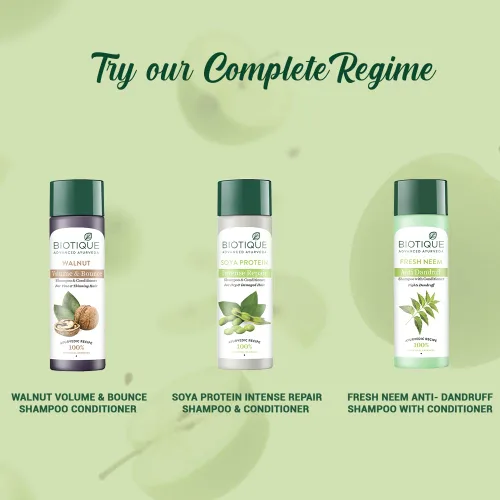 Miniatura 8 de Biotique Fresh Daily Purifying Champú y acondicionador - Manzana Verde 6.4 fl oz