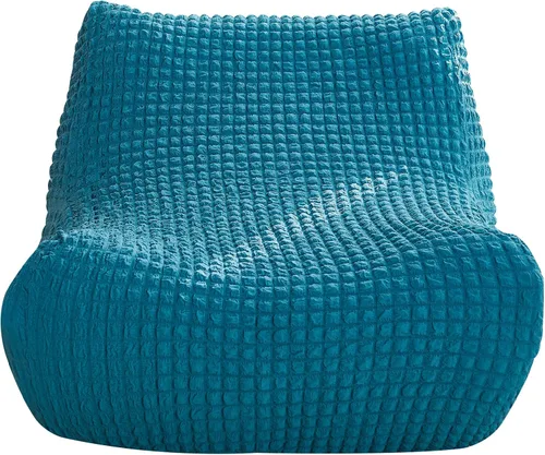 Miniatura 10 de TOPCHANCES Funda para silla Fireside, funda elástica para tumbona sin brazos, para sofá y muebles, protector de puf con parte inferior elástica