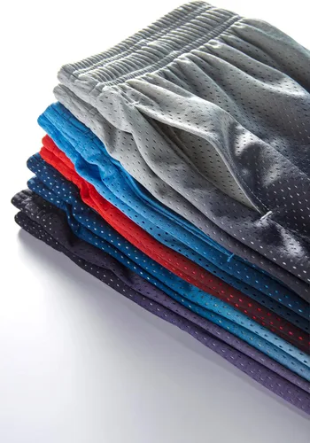 Miniatura 4 de Paquete de 5 pantalones cortos deportivos para niños, de malla, baloncesto, ropa juvenil, equipo deportivo con bolsillos