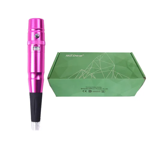 Miniatura 8 de Maquillaje permanente máquinas tatuaje máquina pluma para Microblading 3D ceja (negro)