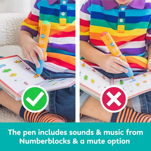 Miniatura 6 de Educational Insights Hot Dots Numberblocks - Libro de trabajo números del 1 al 10 con bolígrafo interactivo, más de 75 actividades, regalo