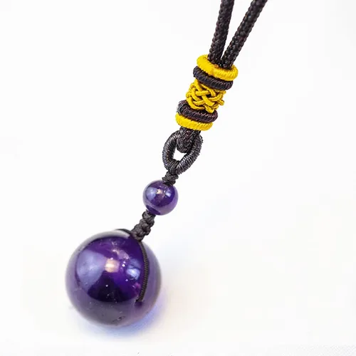 Miniatura 2 de Healing Crystals Necklace Lucky Blessing Protection Chakra Stone Pendant for Women Men Adjustable