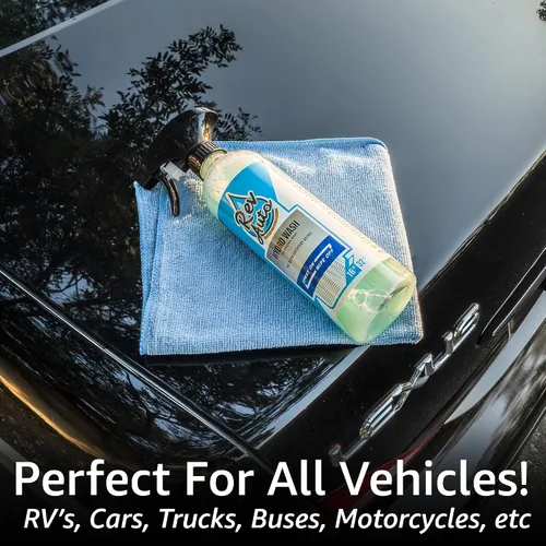 Miniatura 7 de Rev Auto Kit de lavado de coche sin agua – Limpia vehículos sin fuente de agua/incluye dos limpiador en aerosol de lavado sin agua de 16 onzas