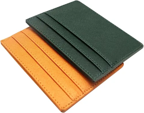 Miniatura 6 de Samusil - Cartera de piel sintética 2 unidades 6 tarjetas dinero en efectivo 39in de F