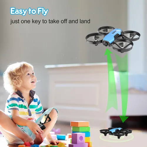 Miniatura 5 de Loolinn Dron con cámara para niños de 8 años o más como regalo - Dron para niños con cámara ajustable, fotos y videos, seguro para que los niños 3.