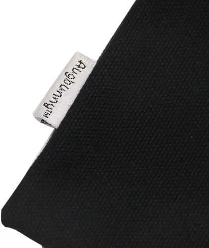 Miniatura 5 de Estuches con cierre para organización de herramientas de Augbunny, 100 % algodón, 16 onzas, ultrarresistentes, multiusos, de lona, 4 unidades Negro