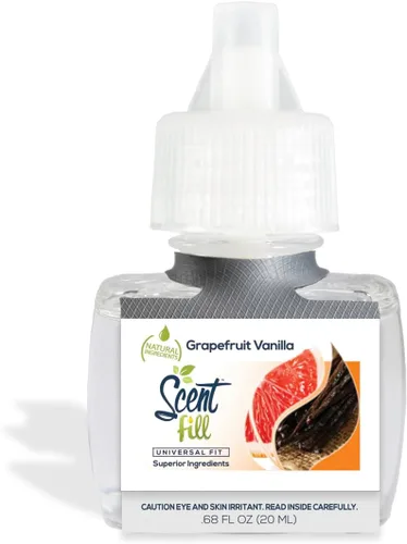 Miniatura 4 de Summer Scent Fill Kit de ambientador enchufable (Melón Pepino, Vainilla Pomelo, Esencia de Isla y Néctar de Jazmín), 4 recambios + difusor