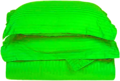 Miniatura 7 de LaxLinen Juego de funda de edredón de 3 piezas (1 funda de edredón con 2 fundas de almohada) 100% algodón de calidad suave, con cierre