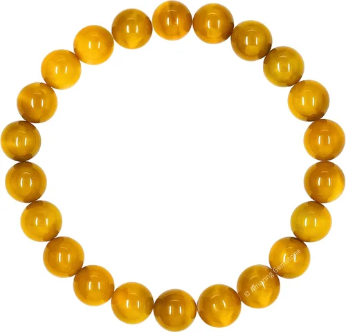 Miniatura 683 de Amazing Gemstone Pulsera de cristal para mujeres y hombres, pulsera de cristal curativo de protección, pulsera elástica con cuentas de piedras