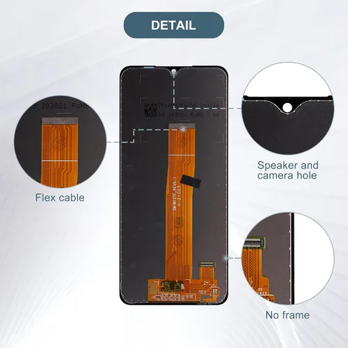 Miniatura 4 de Pantalla LCD compatible con Samsung Galaxy A02 SM-A022F 6.5 "Pantalla LCD táctil Asamblea con herramientas