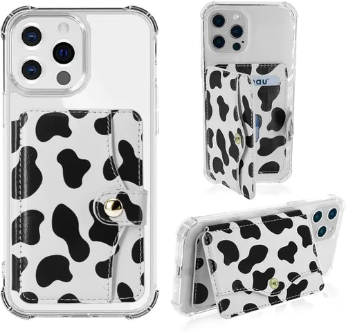 Miniatura 12 de M-Plateau Billetera para teléfono adhesiva, soporte delgado de tarjetas de crédito con adhesivo 3M para teléfono celular y funda de teléfono