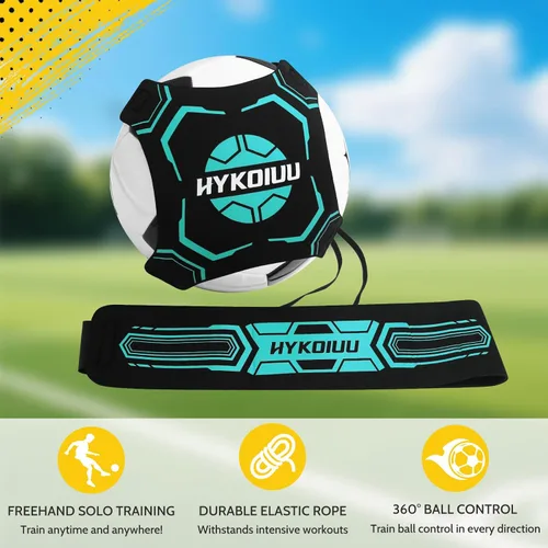 Miniatura 5 de Entrenador de fútbol, equipo de entrenamiento de práctica individual de fútbol, patada de fútbol, entrenador de malabarismos mejora el control