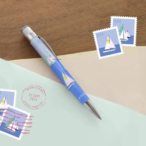 Miniatura 3 de Retro 51 Tornado™ USPS® - Pluma Rollerball Sello de Veleros '23