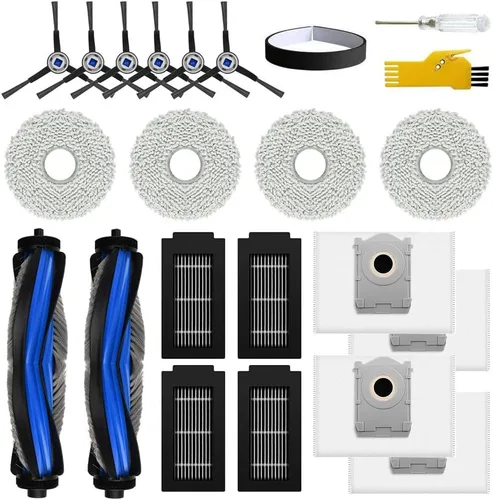 Miniatura 11 de T50 Max Pro Omni - Piezas de repuesto para ECOVACS DEEBOT T50 Max Pro Omni / T50 Max Pro Omni Gen2, robot aspirador 2 cepillos principales, 4