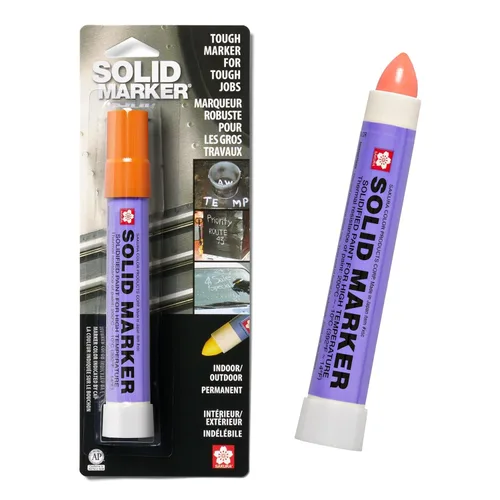 Miniatura 16 de Marcador de pintura solidificada Solid Marker de Sakura, de 14 a 392 grados Fahrenheit, Azul, 1 Azul (Blue Paint)