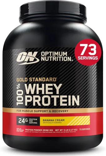 Miniatura 35 de Optimum Nutrition Estándar dorado 100% Proteína de Suero de Leche en Polvo, Pie de lima, 1.8 Libra