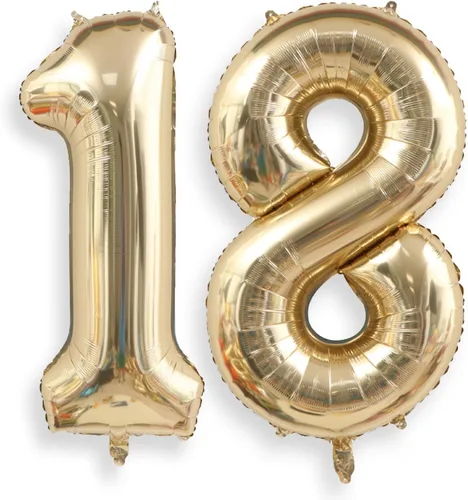 Miniatura 33 de AULE Globos grandes de 40 pulgadas, número 0, negros, grandes, de papel de aluminio, globos de número de helio 0-9, gigantes, jumbo, felices