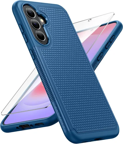 Miniatura 46 de FNTCASE Funda para teléfono Galaxy A14-5G: protección contra caídas de grado militar Samsung A14 5G, probada contra caídas de 14 pies, protector